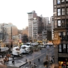 Looking out the window, Union Square